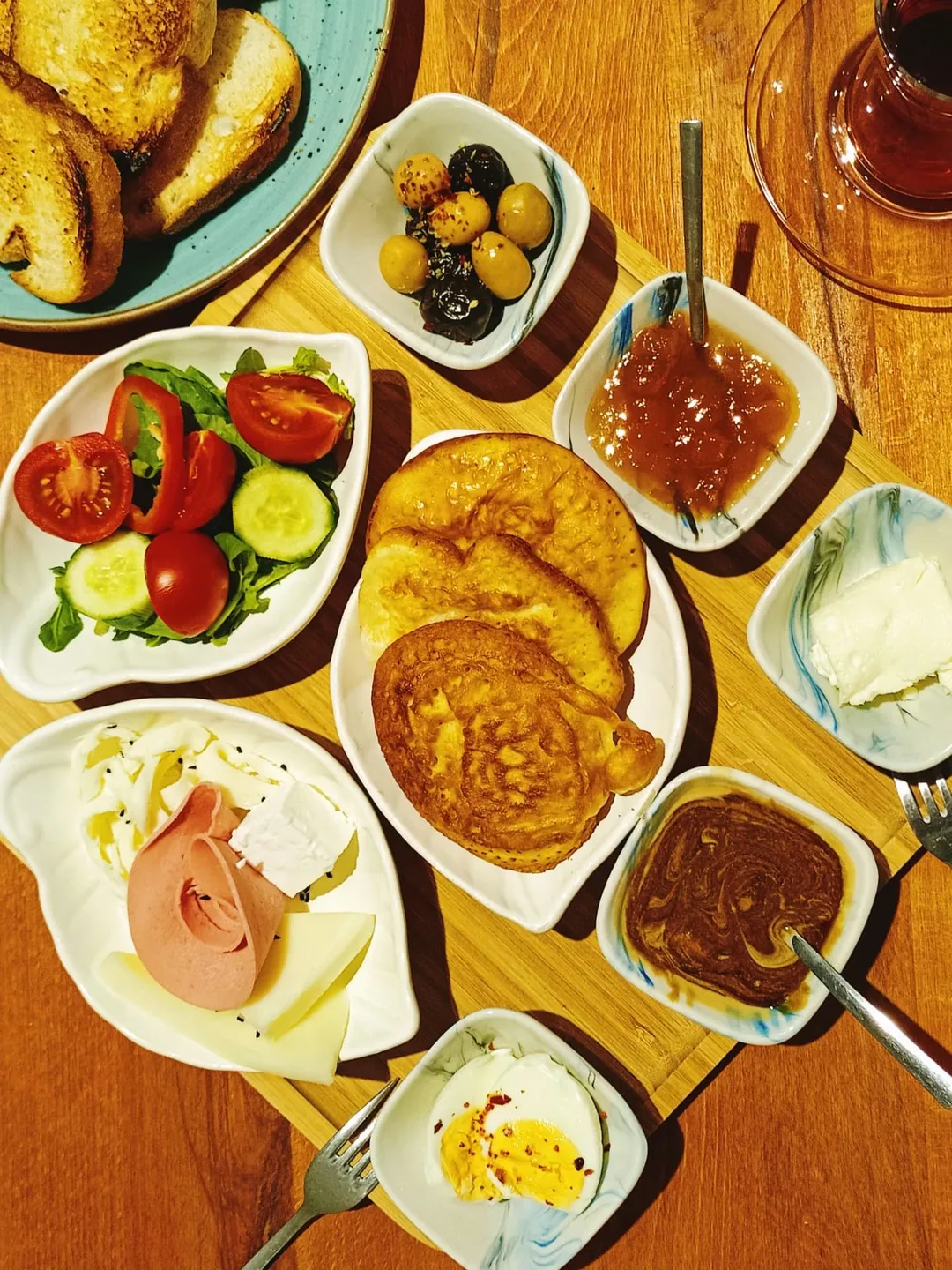 Blue Moss Kahvaltı Tabağı